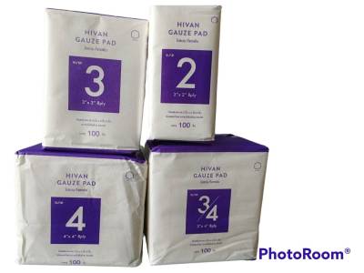 Hivan gauze pad non-sterile ผ้าก็อต