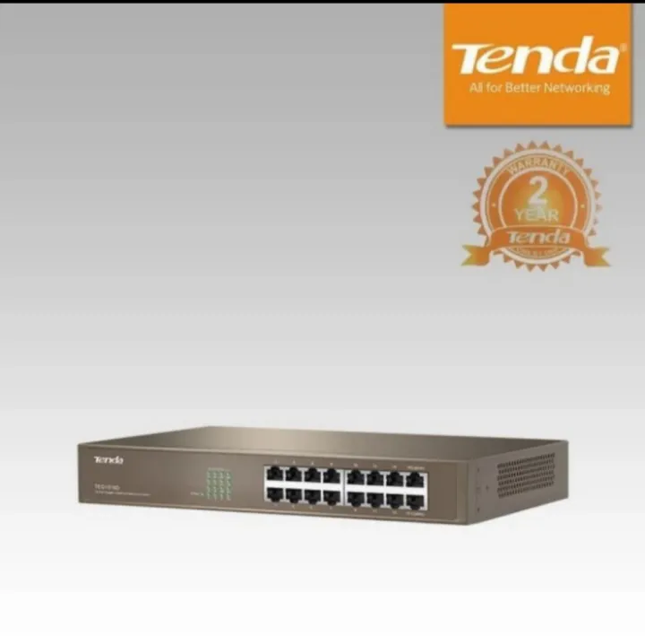 Tenda Teg 1016D Switch Hub 16 port gigabit Lazada Indonesia