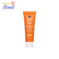 BOOTS VITAMIN C Eye Gel บู๊ทส์ วิตามิน ซี ไบรท์เทนนิ่ง อาย เจล ครีมเจลใต้ตา ลดรอยคล้ำรอบดวงตา