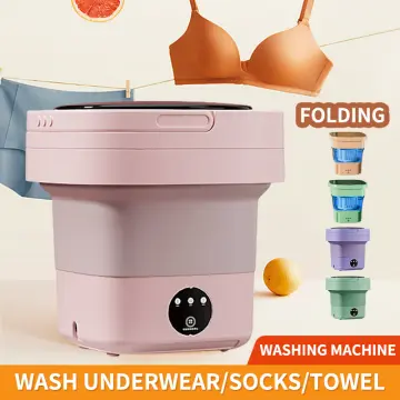 8L Foldable Mini Washing Machine Socks Underwear Panties