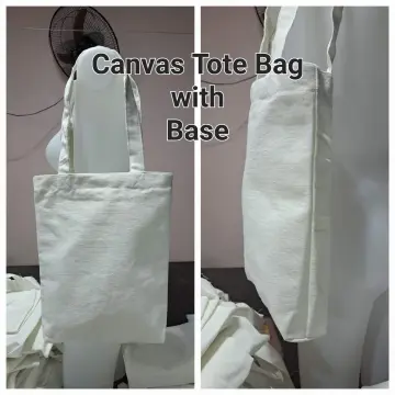 Plain Canvas Tote Bag size with zipper Katsa Bag Ecobag Recyclable