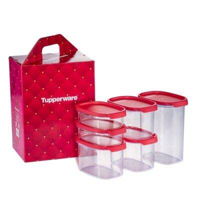 Tupperware Ultra Clear containers ชุดทัพเพอร์แวร์แบบพลาสติกใส ผลิตจากวัสดุเกรดพรีเมี่ยม ทนต่อการกระแทก มีฝาปิดแน่นสนิท