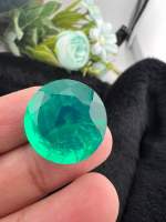 Lab Green Topaz 57 carats size 25x25mm 1 pieces