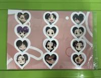 [พรีเมี่ยมนิยายวาย] Sticker รูปหัวใจ สีชมพู (โปร 1,000 ของ Meedee)