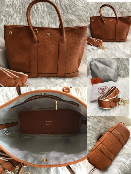 Top Grade Quality, Herme s Party Garden Shoulder Bag with Pouch and