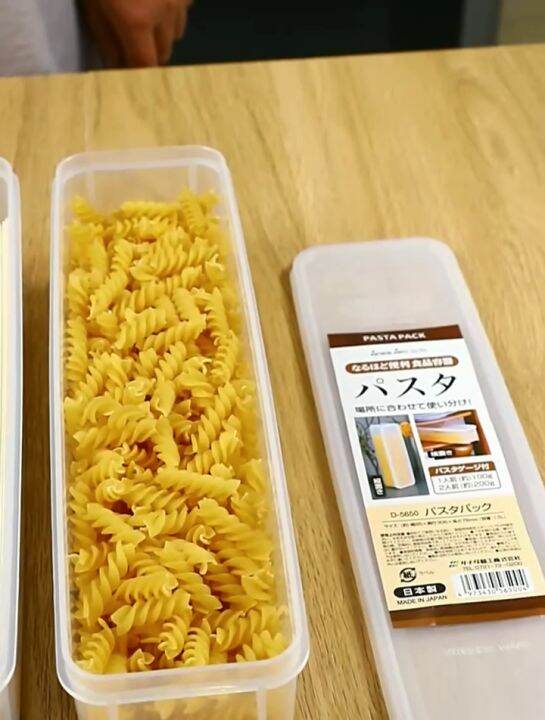 🔥Ready Stock🔥 Pasta Rectangular Storage Container Clear Transparent ...