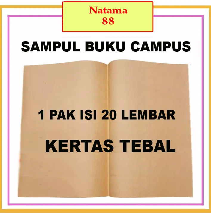 1 Pak Sampul Buku Campus TEBAL isi 20 Lembar | Lazada Indonesia