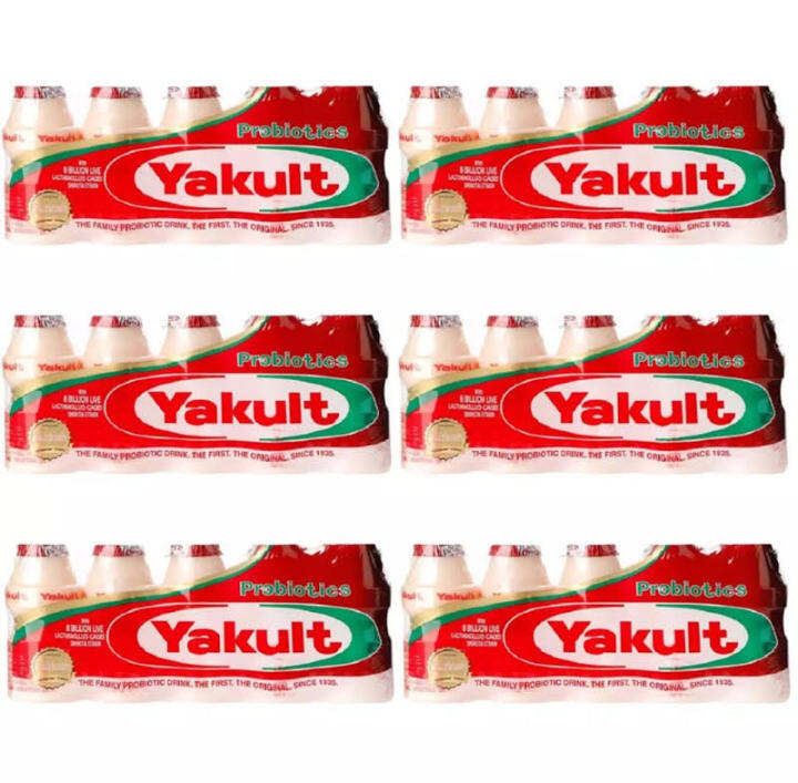 Yakult Probiotics Pack Of 6 Original Light 30 Pieces In Total Lazada PH
