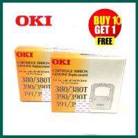 OKI  RIBBON ML380/390/391 (ซื้อ 10 แถม 1) ตลับผ้าหมึกดอทเมตริกซ์ OKI สีดำเข้ม คมชัด