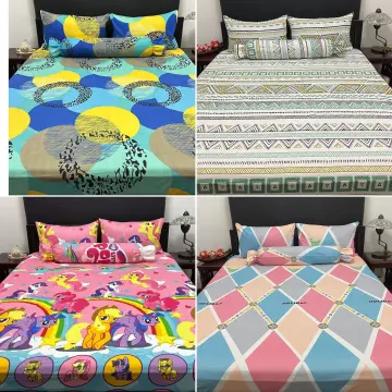 3 in1 LV DESIGN BEDSHEET AND 2PILLOWCASE CANADIAN COTTON GOOD QUALITY ALL  SIZES AVAILABLE (DIRECT TAHIAN)