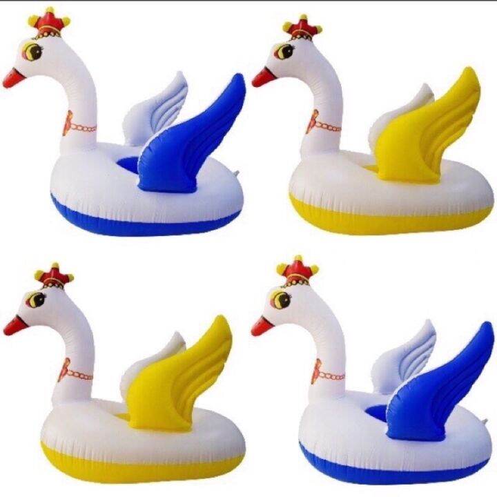 Swan Inflatable Swimming Floater For Baby | Lazada PH