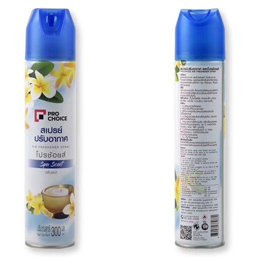 สเปรย์ปรับอากาศ-โปรช้อยส์-กลิ่นสปา-300มล-บริษัทเปลี่ยนจาก-เอ๊กตร้ามาเป็นโปรช้อยส์-แต่กลิ่นเหมือนเดิมครับ-pro-choice-air-freshener-spray-300ml