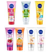 NIVEA Super 10 ,C&amp;A และ C&amp;E โลชั่น 70/180 /320มล. NIVEA Extra White 180 ml