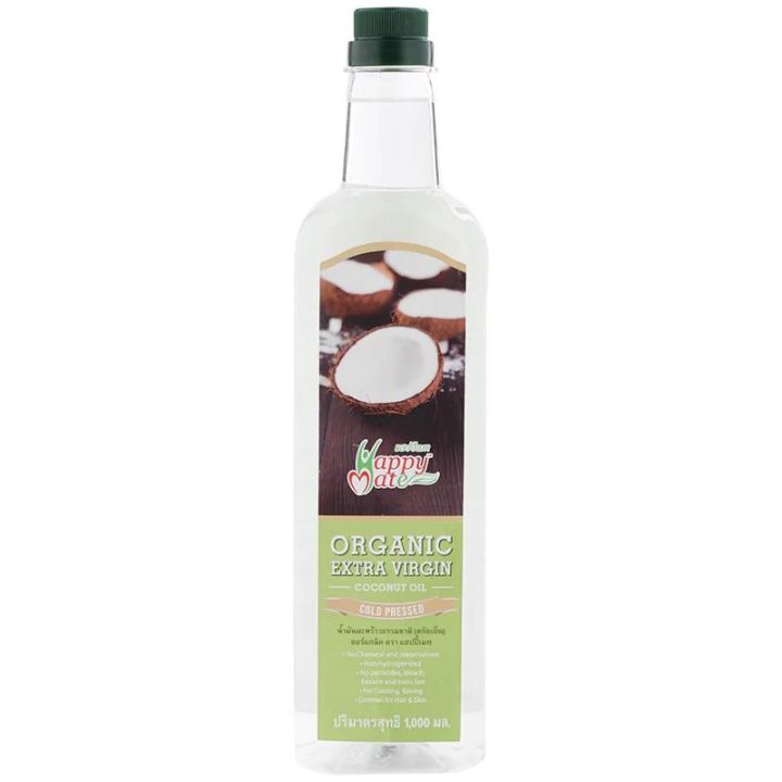 happy-mate-organic-extra-virgin-coconut-oil-1000-ml-แฮปปี้เมท-น้ำมันมะพร้าวธรรมชาติ-สกัดเย็น-ออร์แกนิค