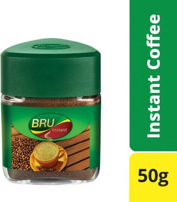 BRU Instant Coffee, 50g (บรู กาแฟอินเดียสำเร็จรูป 50กรัม)