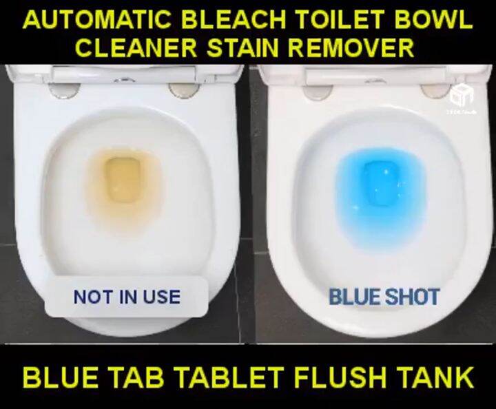 Automatic Bleach Toilet Bowl Cleaner Stain Remover Table Flush Toilet