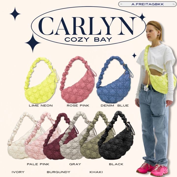 CARLYN バッグ Cozy Glaze M アイボリー ショルダーバッグ-