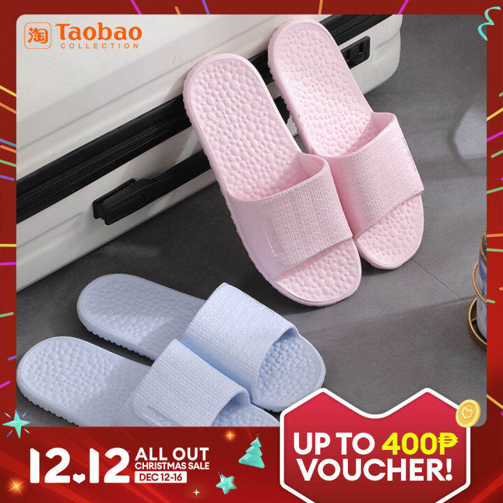 Foldable Slippers Women's Summer Home Travel Slippers Men's Lightweight