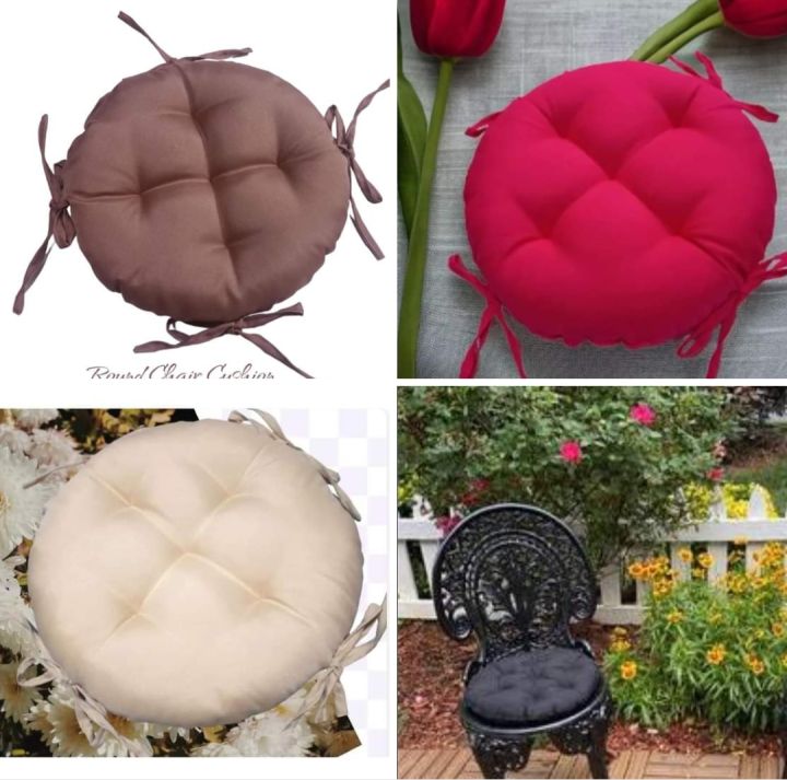 Round Chair Cushion(4 cords)10x10/12x12/15x15/16x16/17x17inc(Price