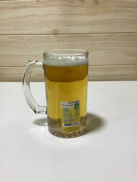 ZB1238 Beer Glass Mug 500ml DOLLARAMA Lazada PH
