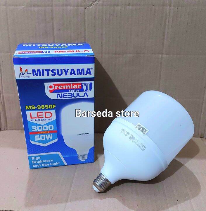 Barseda | Bohlam Lampu LED Mitsuyama Nebula 50 Watt Cahaya Putih ...