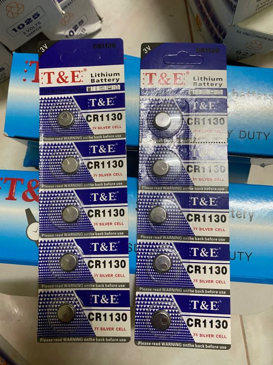 t-amp-e-ถ่านกระดุม-cr1130-3v-ขายยกแผง-มี5ก้อน-สินค้าพร้อมส่ง