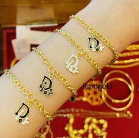 KMDGold สร้อยข้อมือ1สลึง ลายโซ่แฟนซี สินค้าทองแท้พร้อมใบรับประกัน