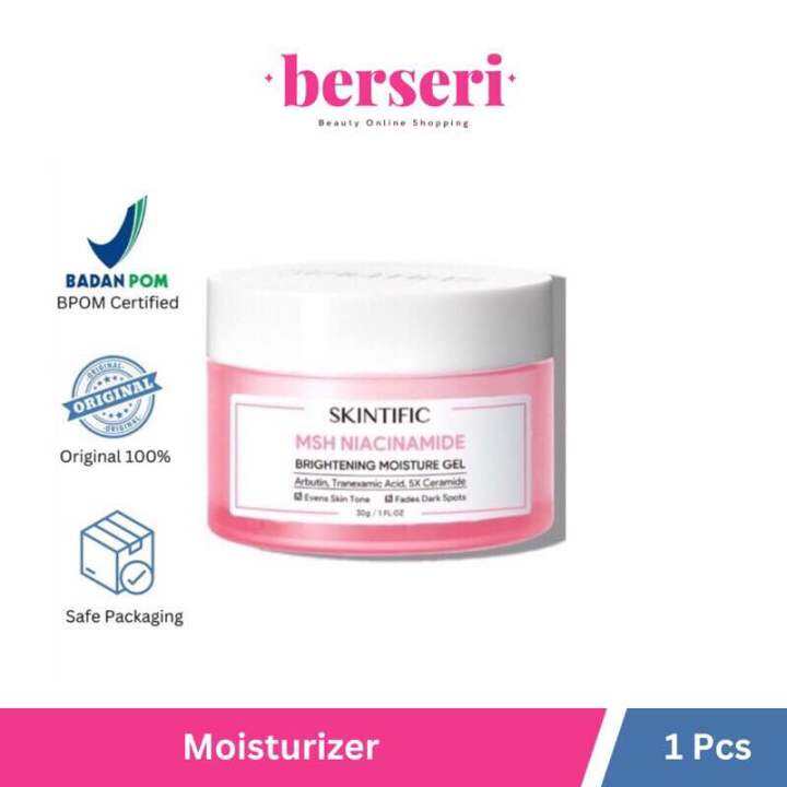 Skintific Msh Niacinamide Brightening Moisturizer Gel G Lazada