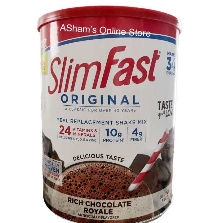 Slim Fast Original Meal Replacement Shake Mix 884g Lazada PH