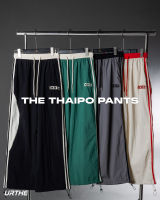 URTHE - กางเกงวอร์ม ขายาว ผ้าร่ม ปัก เดอะ รุ่น THE THAIPO PANTS