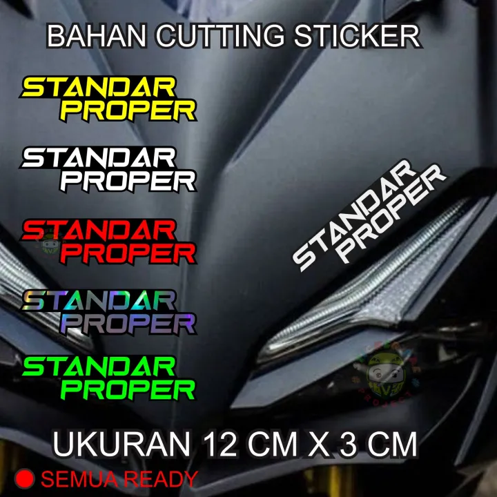 stiker standar proper sticker viral untuk motor | Lazada Indonesia