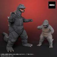 X-Plus Godzilla (1968) &amp; Minira (1968) Monster Total Attack 55th Anniversary Set