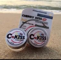 C-Kiss C Kiss Cherry Kiss Sunscreen 3in1 SPF 60 PA+++ เชอรี่ คิส ครีมกันแดด (10 กรัม / กระปุก)