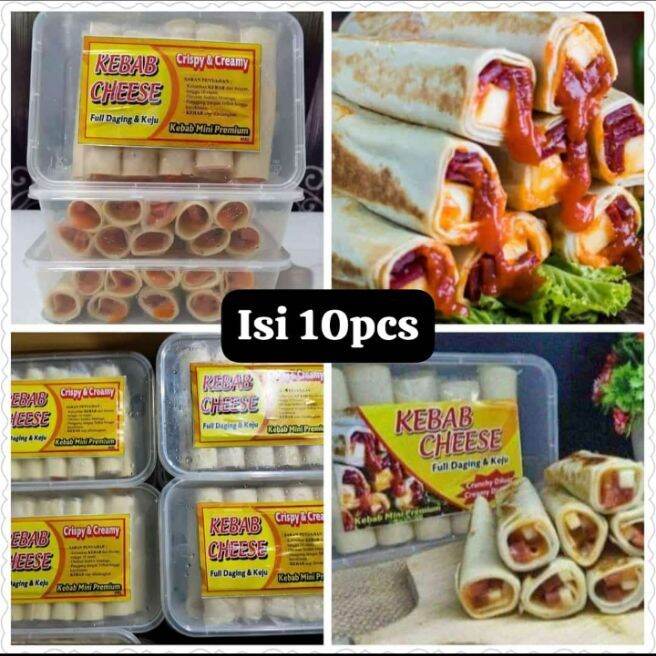 Kebab Frozen Mini 10 Pcs Isi Daging Kebab Keju Sapiasli Dan Cocok Untuk