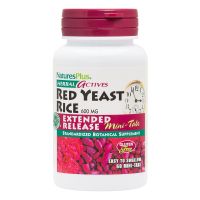 NaturesPlus Herbal Actives Red Yeast Rice 300 mg 60 Mini-Tablets ข้าวยีสต์แดง