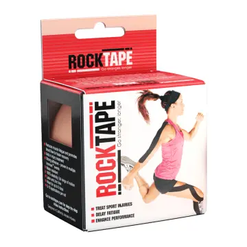 Rock tape Bulk Extra Sticky H2O 5cmx32m Kinesiology Tape, Black