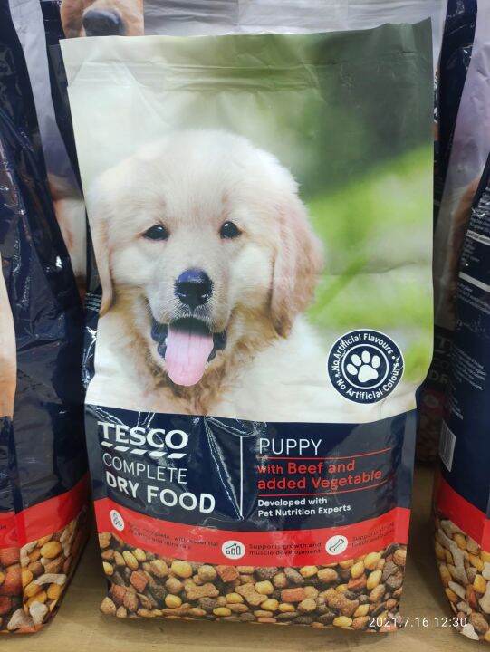 tesco puppy dog food