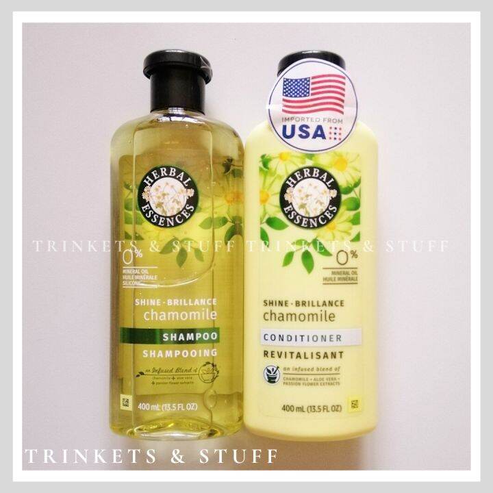 Herbal Essences Chamomile Shampoo 400ml and Conditioner 400ml Lazada PH