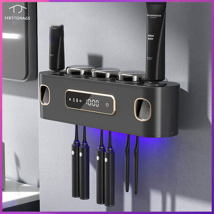 HKStorage Intelligent toothbrush disinfector UV wall mounted electric