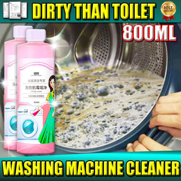 2 bottles washing machine cleaner tablet deep clean Tub cleaner washing