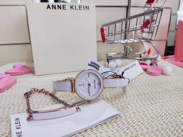 ประกันศูนย์ไทย-นาฬิกาข้อมือผู้หญิง-anne-klein-naiste-k-ekell-anne-klein-ak-3620wtst-ขนาด-32-mm