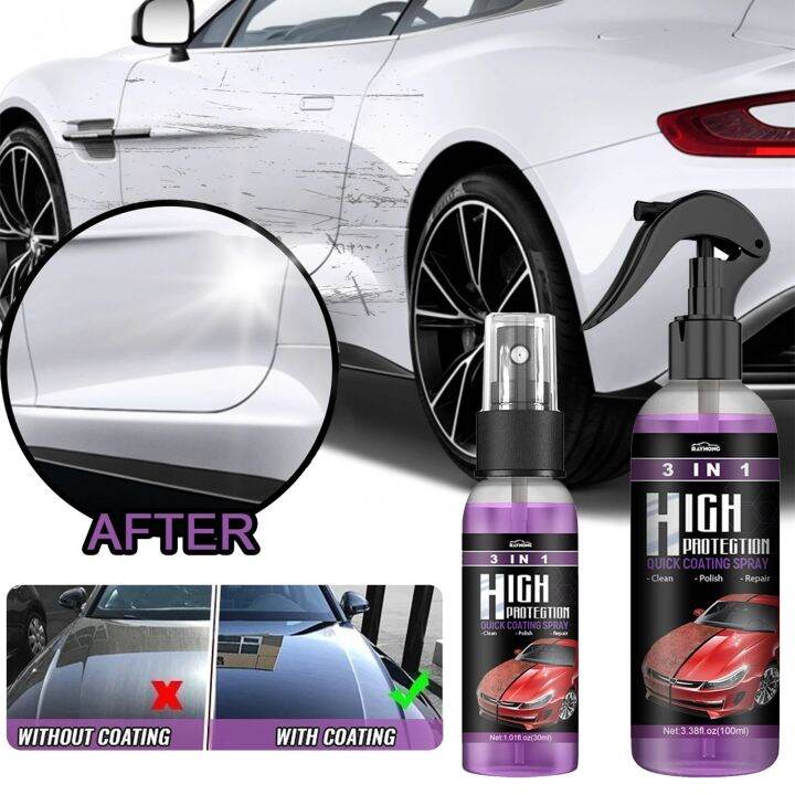 Car Ceramic Coating Spray 30/100ml Auto Nano Ceramic Coating Polishing