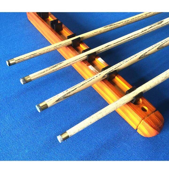Wall Mount 6Slot Billiards Stand Wooden Storage Table Stick Rack Pool Cue Holder Stand Lazada PH