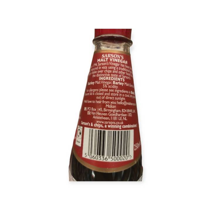 sarsons-malt-vinegar-250ml-ซาซันน้ำส้มสายชูจากมอลล์-สำหรับปรุงอาหาร-250มล