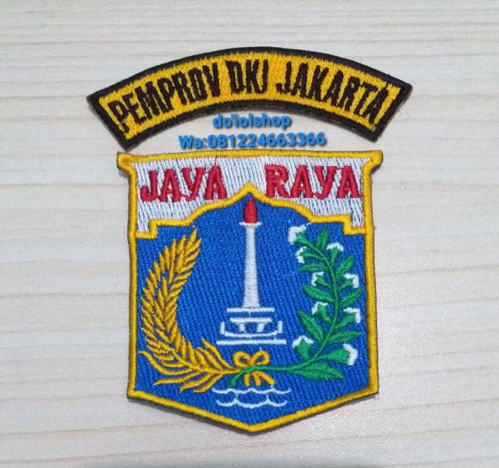 Logo Bordir Pemda Dki Logo Bordir Prempov Dki Jakarta Logo Bordir