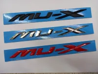 (1ชิ้น) โลโก้ MU-X สำหรับติดท้าย วัสดุทำจากพลาสติก มาพร้อมเทปกาว ติดตั้งง่าย สวยงาม ทนทาน (ระบุสีในข้อความ)