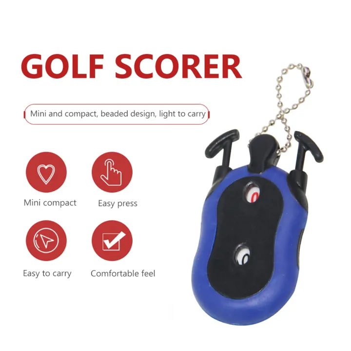 Dual Digits Square Scorer Golf Stroke Shot Put Score Counter Outdoor 