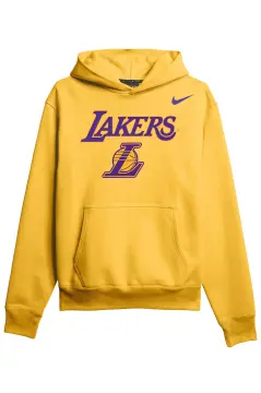 New Nike LA Lakers NBA Therma Flex Purple Showtime Hoodie M + KB