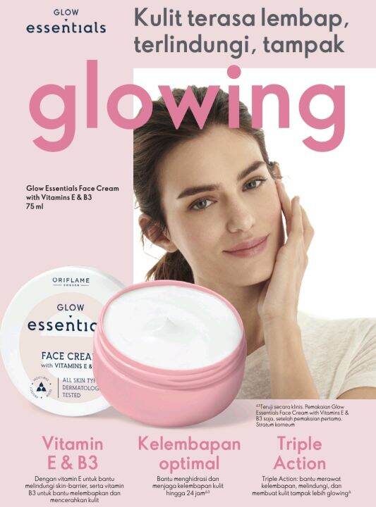Skin Care Glowing By Glow Essentials Face Cream Sabun Cuci Muka Glowing