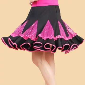 Girls Sequin Latin Dance Tassel Dress Fashion Cha Cha Salsa Tango